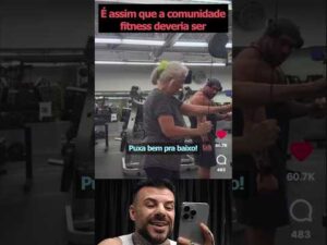 Isso deveria ser a regra, não a excessão 🥲 #evolucaoacademia #bodybuilder #academia #react