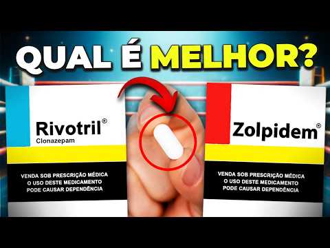 ZOLPIDEM ou RIVOTRIL: Qual o MELHOR REMÉDIO para DORMIR?