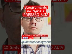 SANGUE no NARIZ é PRESSÃO ALTA? #pressãoalta #sangramento #hipertensão