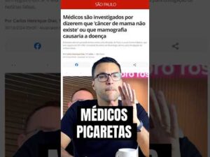 PARE DE SEGUIR MÉDICOS PICARETAS