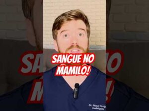 SANGUE no Mamilo pode ser Câncer. #cáncerdemama #outubrorosa