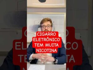 CIGARRO ELETRÔNICO tem MUITA NICOTINA! #cigarroeletronico #cigarros