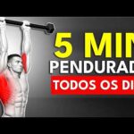 ISSO é o que acontece no seu corpo ao se Pendurar 5 MIN por dia na Barra Fixa