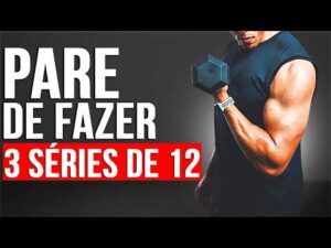 PARE DE FAZER 3 SÉRIES DE 12 REPETIÇÕES