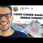 O SEGREDO para COMER SAUDÁVEL GASTANDO POUCO