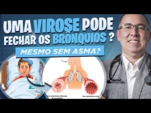 Uma VIROSE pode INFLAMAR e FECHAR os BRÔNQUIOS mesmo em pessoas NÃO ASMÁTICAS? Pneumo responde