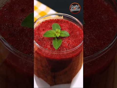 Acabe com o cansaço e o desânimo com essa vitamina de beterraba #sucodebeterraba #anemia #receita