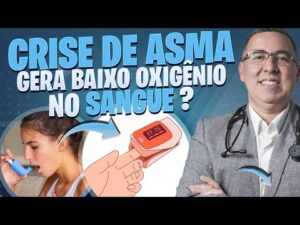 É normal a SATURAÇÃO (medida de oxigenação do sangue) BAIXAR em uma CRISE de ASMA? PNEUMO responde